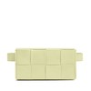 【包税】Bottega Veneta/葆蝶家 22新款CASSETTE系列 男士迷你水洗柠檬黄色Intreccio编织小牛皮斜挎包腰包651053VCQ729413 商品缩略图0