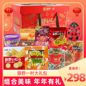 藤野一村B套餐礼盒装混合综合坚果零食大礼包新年组合装送礼整箱【NHSD】