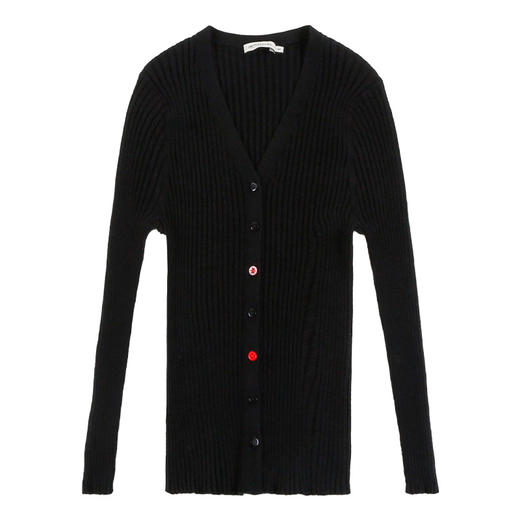 METTE羊绒世家2021年秋冬女士修身长袖打底衫v领羊绒薄款针织衫 商品图6