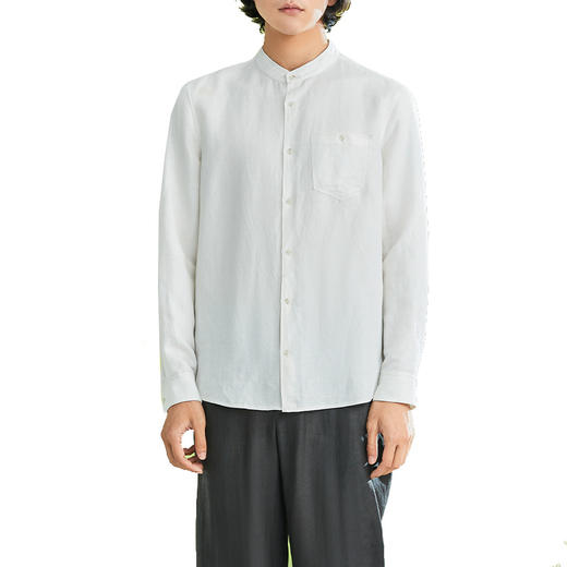 TANGY Collection/天意精品2022年春夏新品商务麻粘休闲款男装上衣 商品图4