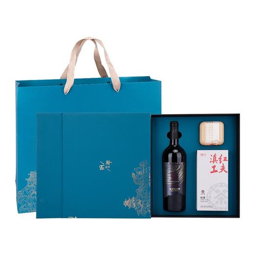 美丽市场-中茶长城 塞上星空赤霞珠干红葡萄酒 750ml*1 茶酒礼盒装 商品图0