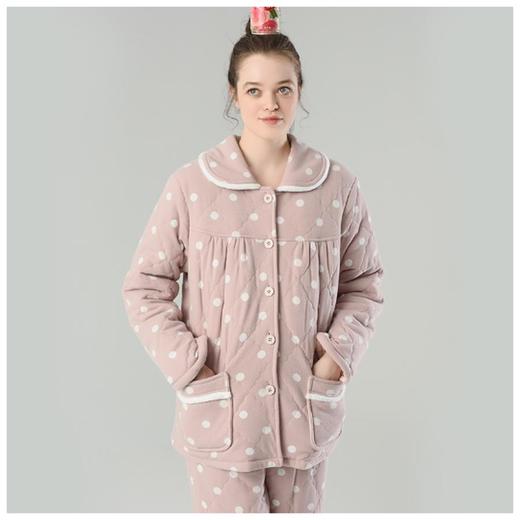 3楼 美标波点印花软绵绵可爱不臃肿家居服45547 商品图2