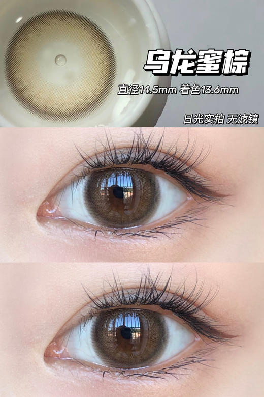 大直径丨乌龙蜜棕·Lvycon丨14.5mm（年抛/2片装） 商品图3