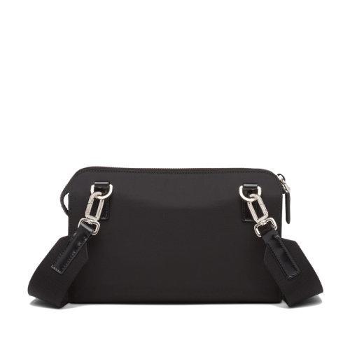 【包税】PRADA/普拉达 21年秋冬新款 男士黑色再生尼龙配可拆卸可调式编织尼龙带和皮革肩带斜跨单肩包2VH130_789_F0002_V_OOO 商品图2