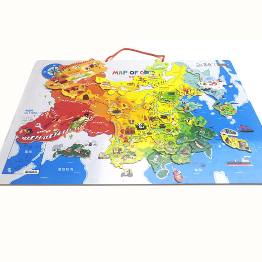 北斗 木质磁力地图拼图 中国地图/世界地图 600*400mm 商品图13