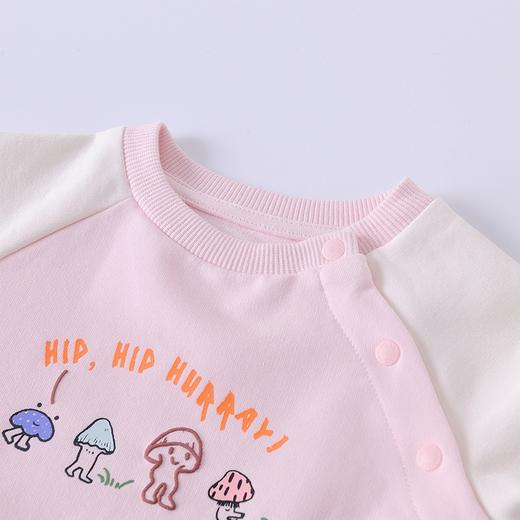 英氏22春季新品婴儿长袖连体衣超萌休闲哈衣舒适爬服YRHAJ12121A 商品图2