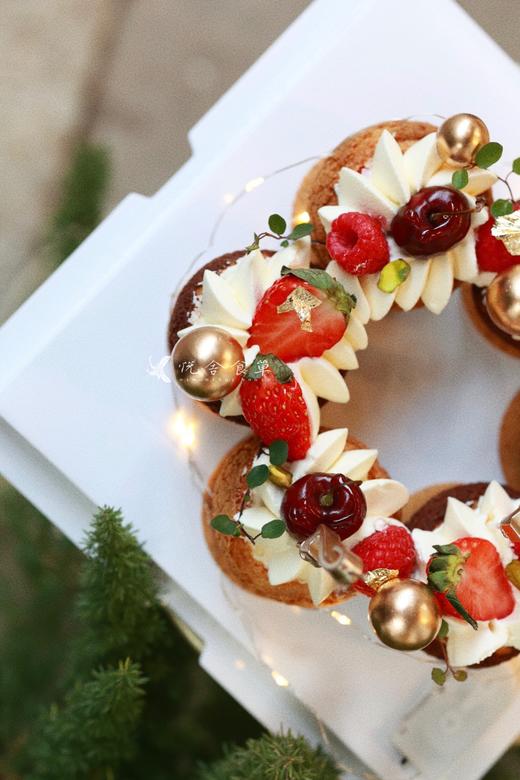 2022跨年「泡芙杯盲盒」花环蛋糕（含2022数字蜡烛） 商品图5