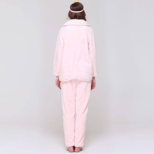 【会员价】爱帝女式金丝法兰绒加厚家居服套 商品图1