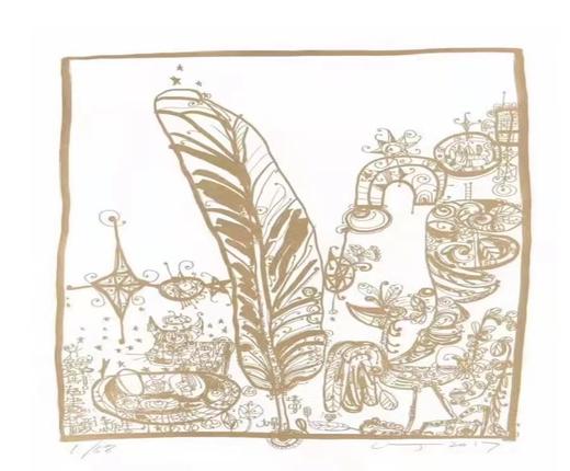 《金色羽毛》--张长江 商品图0