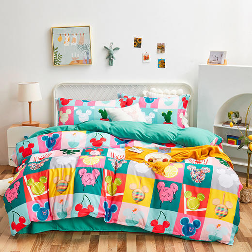 TY 迪士尼·柔肤棉四件套（花型：米奇趣多多）DJM19-2023C /200x230cm【鲜享3.0】 商品图0