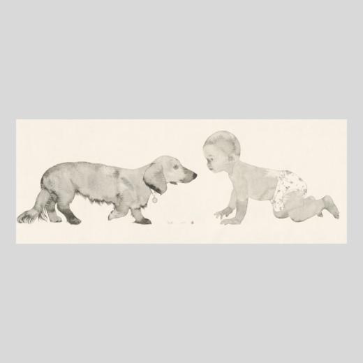 李军 |《兄弟 No.11》纸本水墨 160cm×60cm 商品图0