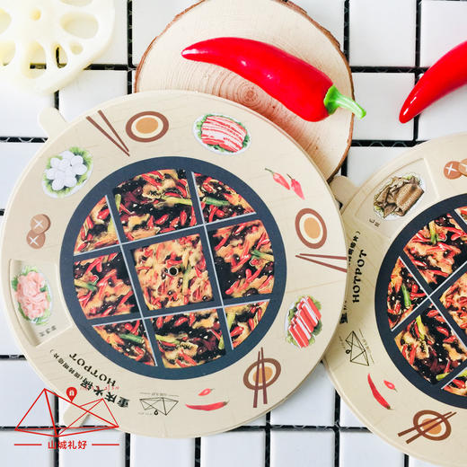 山城火锅旋转明信片/明信片/重庆原创伴手礼/旅游纪念品 1张 商品图3