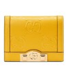 【包税】GUCCI/古驰 2021秋冬新款 女士黄色GG皮革饰钉细节金色调配件卡包零钱包676150UF4AG7223 商品缩略图0