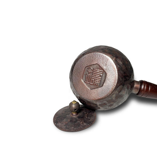 铸味 |  0.5L开心壶铸铁茶壶生铁壶泡茶壶煮水壶手工铸造电磁炉适用 商品图5