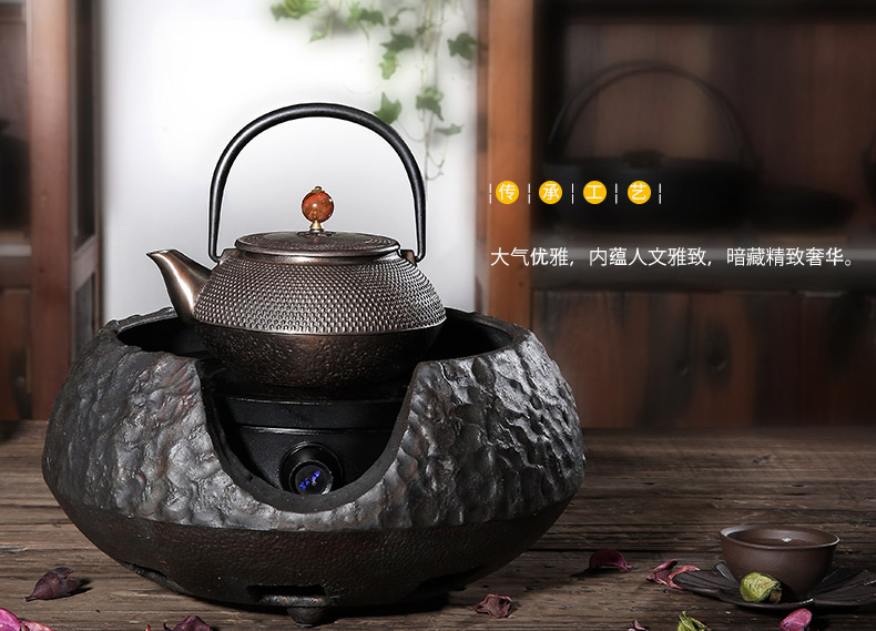 铸味 |  0.7L粒子壶铸铁茶壶生铁壶泡茶壶煮水壶手工铸造电磁炉适用
