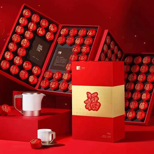 【外盒微瑕】小罐茶百福限定礼云南特级普洱熟茶茶叶礼盒装100罐400g限时送小罐茶茶具一套 商品图3