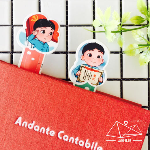 重庆熊猫卡通书签笔/重庆原创伴手礼/旅游纪念品 商品图4