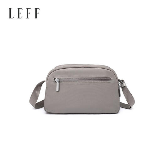莱夫帆布单肩包女简约大容量双主袋斜挎包百搭枕头包F031644D4 大象灰 商品图4