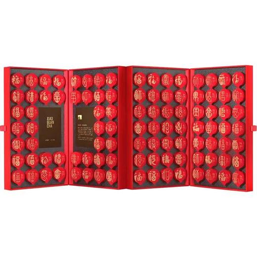 【外盒微瑕】小罐茶百福限定礼云南特级普洱熟茶茶叶礼盒装100罐400g限时送小罐茶茶具一套 商品图1