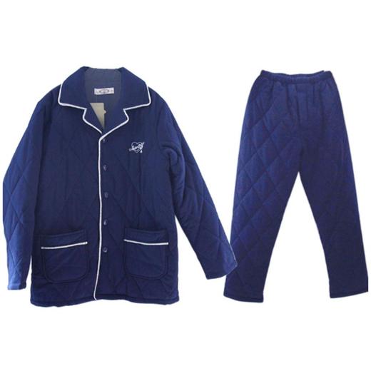 3楼 美标纯棉深蓝色家居服套装男59280 商品图0