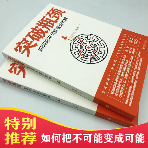 【9.9元包邮】突破瓶颈 如何把不可能变成可能 商品图1