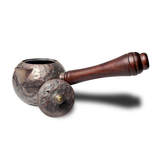 铸味 |  0.5L开心壶铸铁茶壶生铁壶泡茶壶煮水壶手工铸造电磁炉适用 商品图3