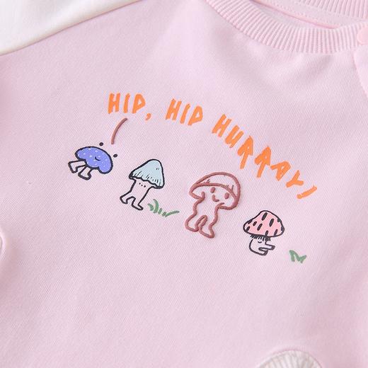 英氏22春季新品婴儿长袖连体衣超萌休闲哈衣舒适爬服YRHAJ12121A 商品图3