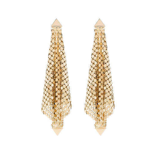 北京仓｜Paco Rabanne-Pixel Flow-金色网纱 耳环［法国设计师］ 商品图0