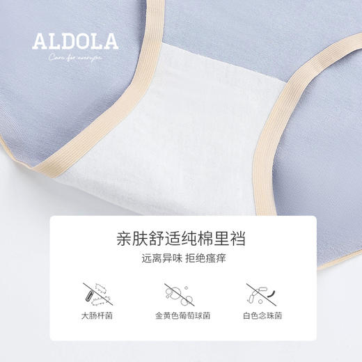雅黛丽女士内裤2021年新款棉质中腰三角裤舒适透气无痕短裤女裤头 商品图4