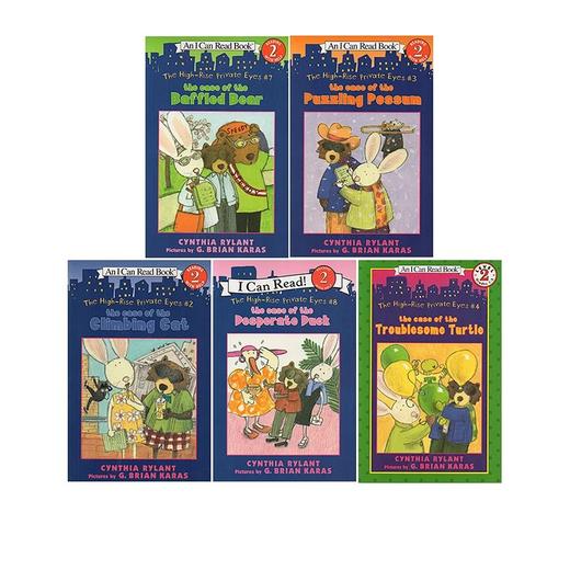 【5-10岁 I Can Read书单精选】High Rise Private Eyes 5册 高楼中的秘密 I Can Read 第2阶段 Cynthia Rylant 儿童启蒙分级读物 商品图0