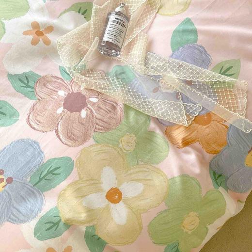 2021款北欧风简约全棉斜纹网红清新四件套 商品图3