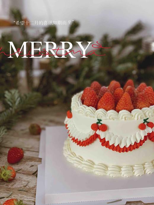 幸福的草莓蛋糕，草莓夹心草莓装饰，满满的甜蜜，祝福你这个冬天，莓烦恼 商品图4