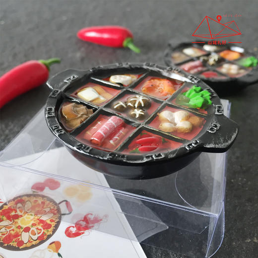 山城火锅立体冰箱贴/九宫格/重庆原创伴手礼/旅游纪念品 商品图2