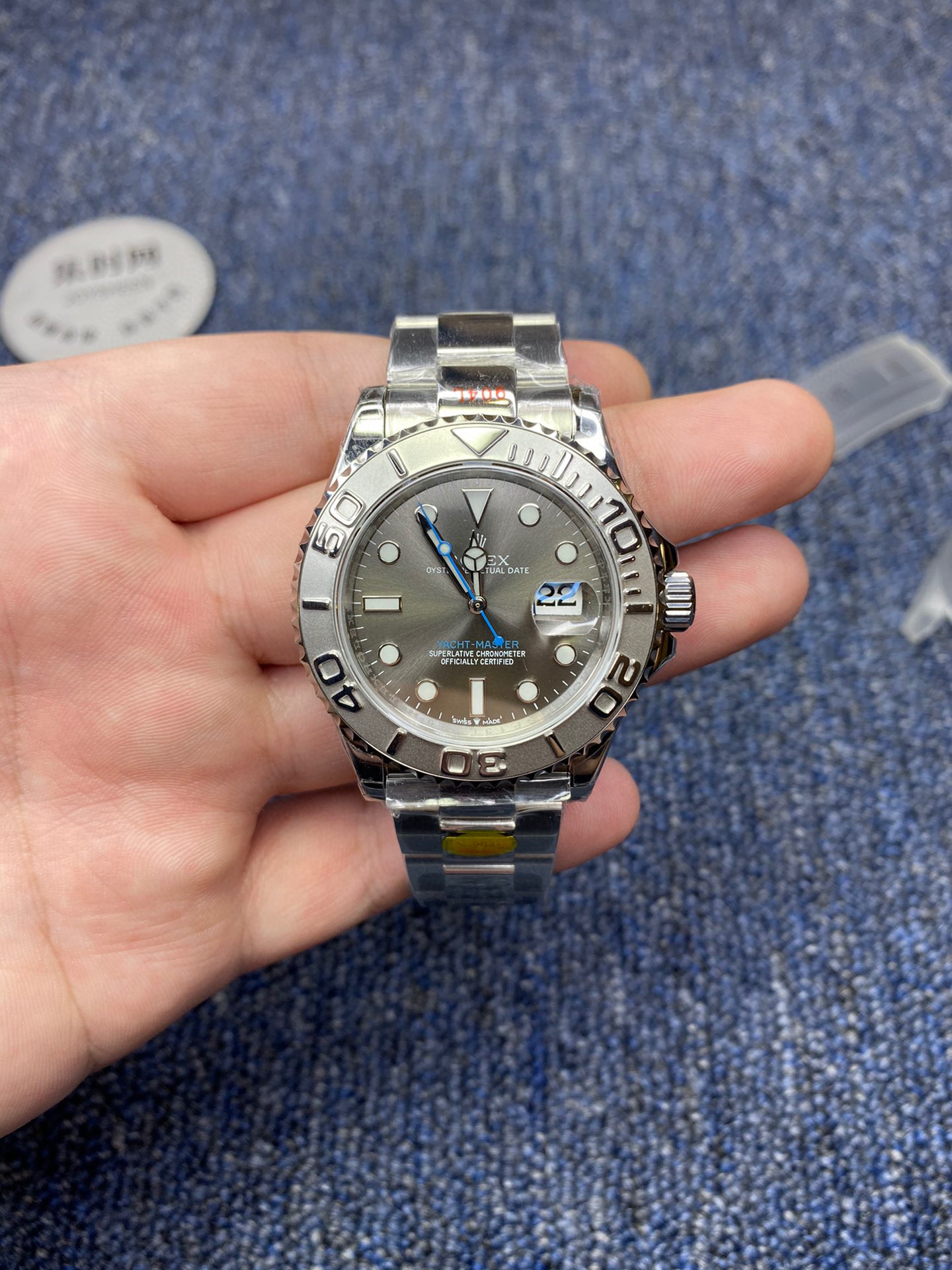 劳力士游艇名仕 灰游艇 yacht-master超级进口904l游艇40mm系列