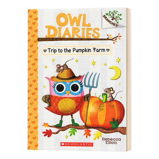 猫头鹰日记11 南瓜农场之旅 英文原版 Owl Diaries #11 Trip to the Pumpkin Farm 学乐大树系列 商品图0