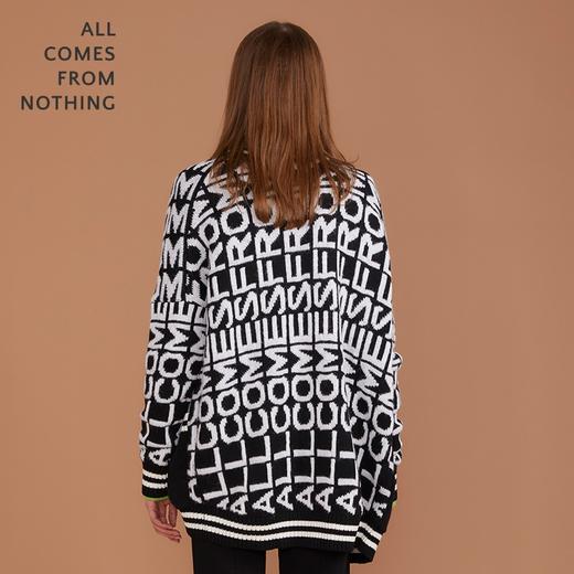 字母提花毛外套 商品图2