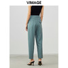 VIMAGE/纬漫纪春季新款百搭显瘦锥形休闲裤女裤子V1705328 商品缩略图4