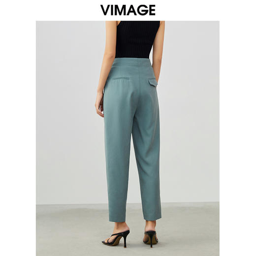 VIMAGE/纬漫纪春季新款百搭显瘦锥形休闲裤女裤子V1705328 商品图4