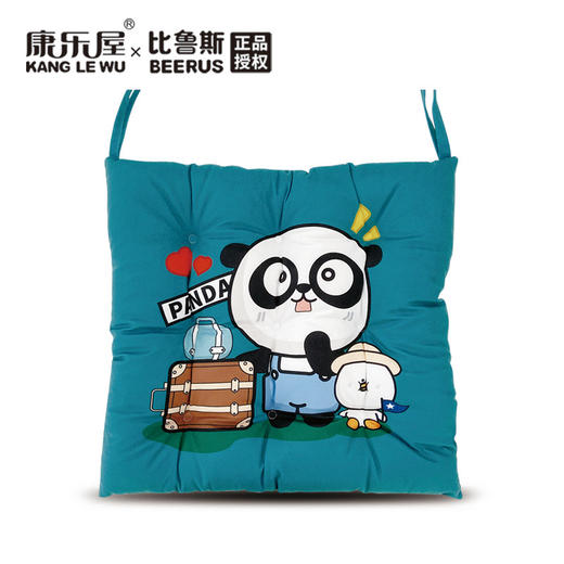 康乐屋比鲁斯九孔坐垫40*40椅垫屁垫加厚舒适柔软靠垫卡通动漫可爱卡通 学生坐垫 商品图4