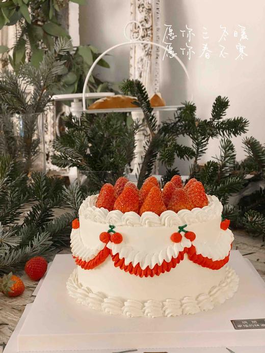 幸福的草莓蛋糕，草莓夹心草莓装饰，满满的甜蜜，祝福你这个冬天，莓烦恼 商品图10