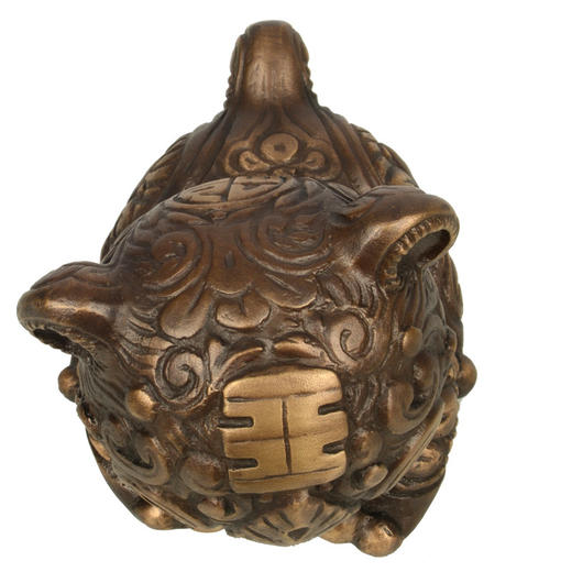 宇达青铜摆件  韩美林教授独家授权  十二生肖虎《福虎》艺术装饰摆件  高14cm 商品图4