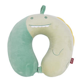 康乐屋拼接恐龙U型枕卡通动漫双色拼接恐龙U型枕午睡护颈枕头记忆棉旅行出差