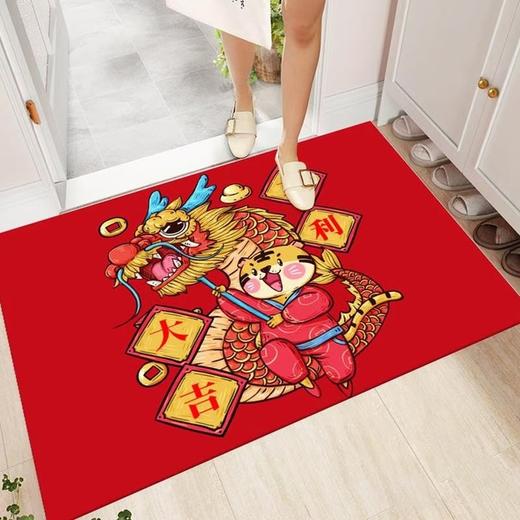 虎年卡通进门地垫 商品图0
