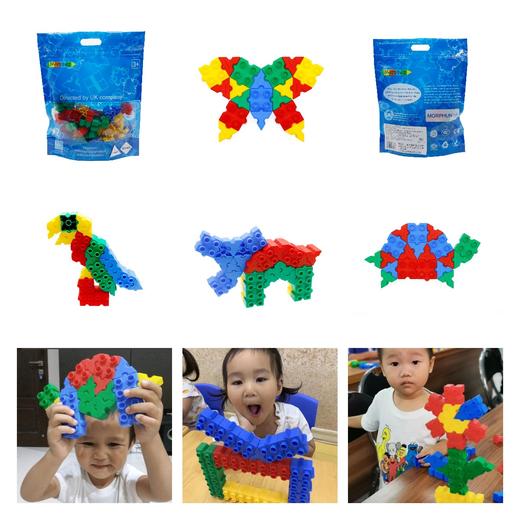 3岁+| MORPHUN摩尔纷初级儿童创意积木，促进儿童手眼与大脑协调 ,刺激大脑的发育 商品图7