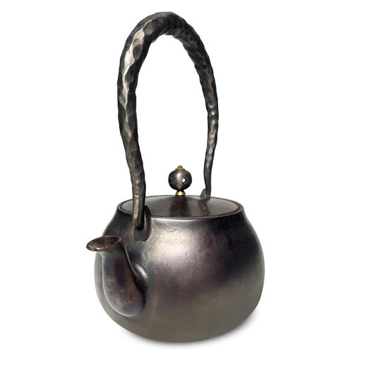 铸味 |  0.6L佛手壶铸铁茶壶生铁壶泡茶壶煮水壶手工铸造电磁炉适用 商品图1