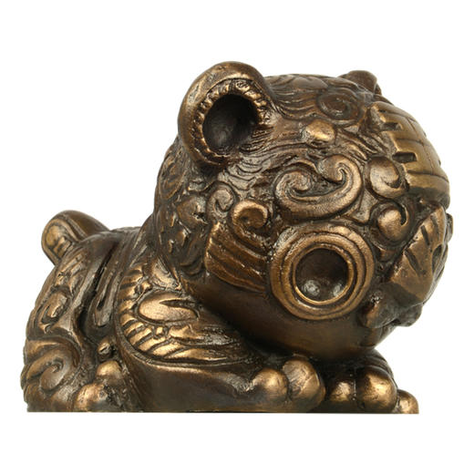 宇达青铜摆件  韩美林教授独家授权  十二生肖虎《福虎》艺术装饰摆件  高14cm 商品图2