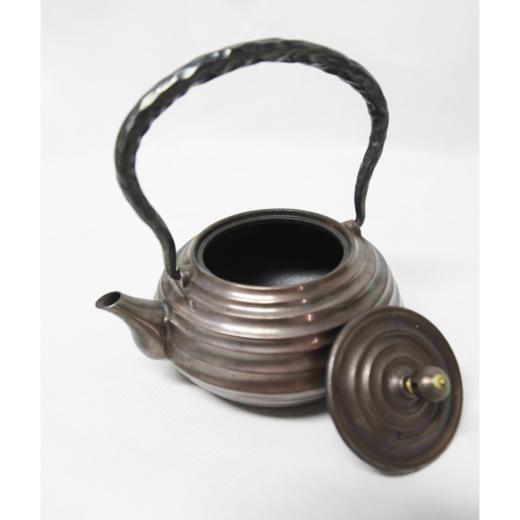 铸味 |  0.8L螺纹壶铸铁茶壶生铁壶泡茶壶煮水壶手工铸造电磁炉适用 商品图3