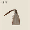LEFF莱夫包包女包2021秋冬新款丝巾单肩包优雅出行通勤大容量托特包 杏灰色 商品缩略图4