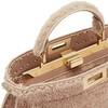 【包税】FENDI/芬迪 2021秋冬新款PEEKABOO ISEEU系列 女士小号浅粉色美利奴羊皮标志性旋转门扣金色饰面金属配饰配可拆卸肩带单肩斜跨手提包8BN327AHJ6F0H43 商品缩略图4