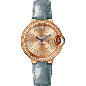 卡地亚 Cartier 蓝气球系列腕表 33毫米 18K玫瑰金 自动上链 WJBB0076